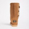 UGG Women's Burleigh Button Triplet Chestnut