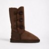 UGG Women's Burleigh Button Triplet Chocolate