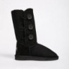 UGG Women's Burleigh Button Triplet Black