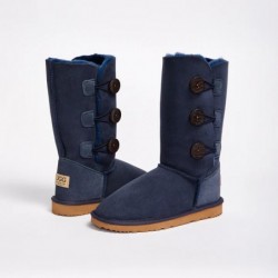 UGG Women's Burleigh Button Triplet Navy