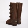 UGG Women's Burleigh Button Quad Chocolate