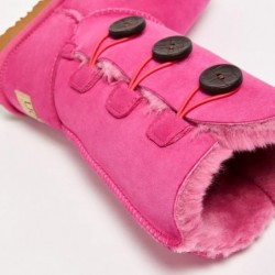 UGG Women's Burleigh Button Triplet Fuchsia