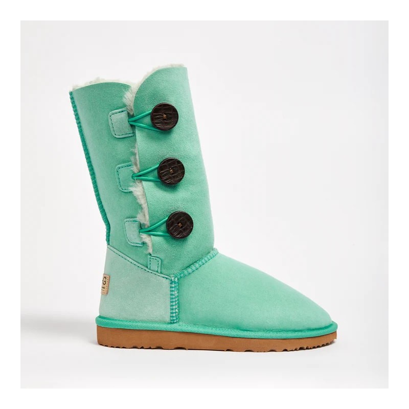 UGG Women's Burleigh Button Triplet Aqua