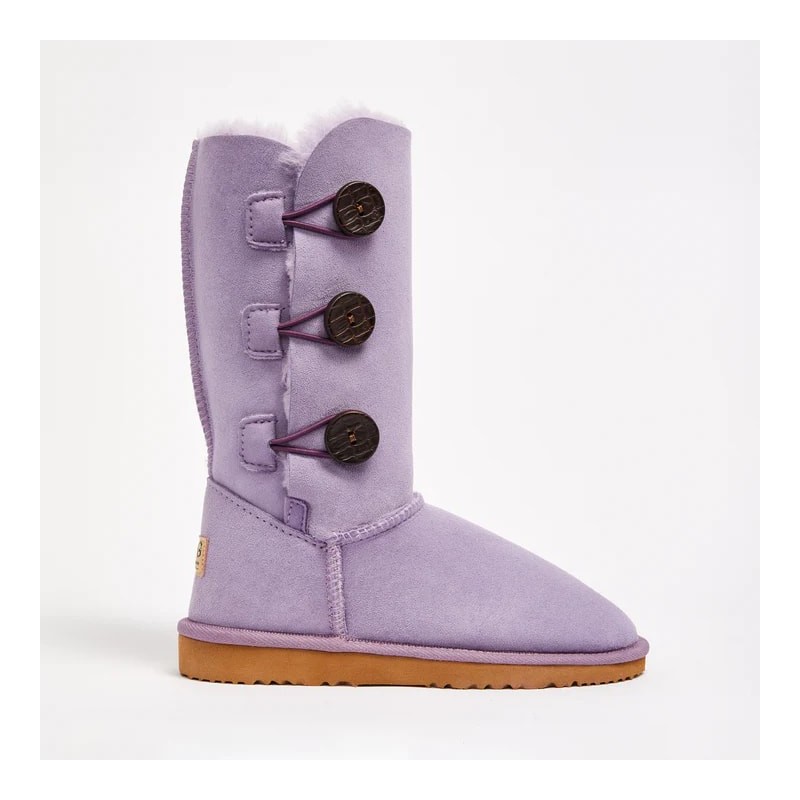 UGG Women's Burleigh Button Triplet Lilac