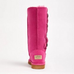 UGG Women's Burleigh Button Quad Fuchsia