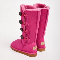 UGG Women's Burleigh Button Quad Fuchsia