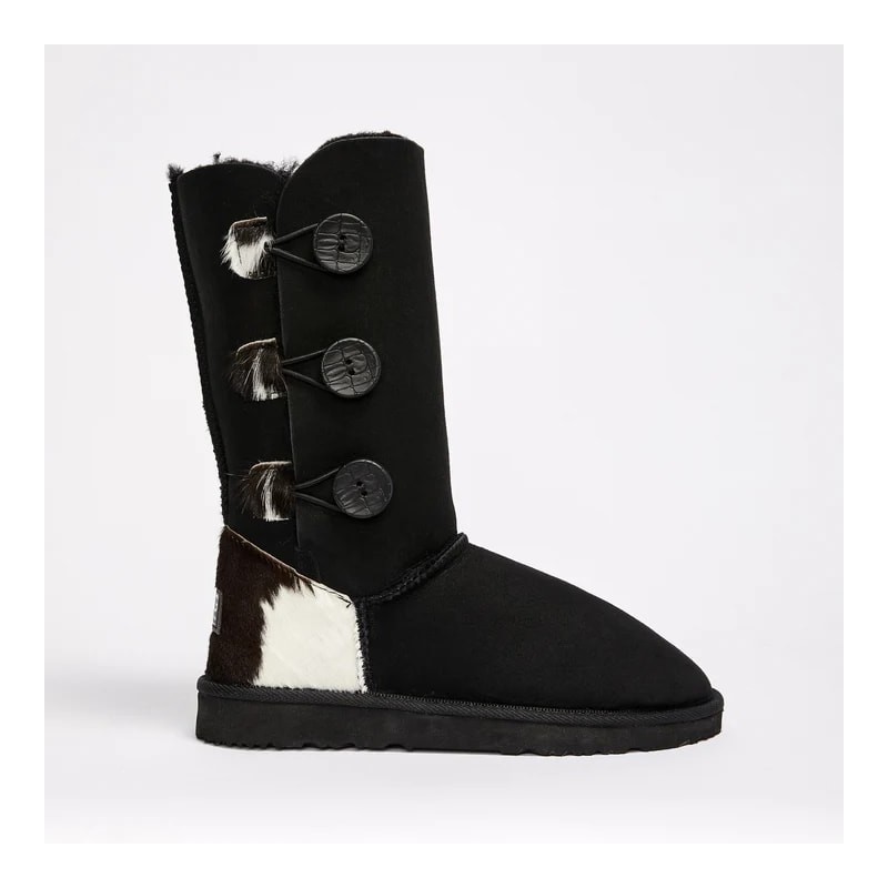 UGG Women's Burleigh Button Triplet Calf Black