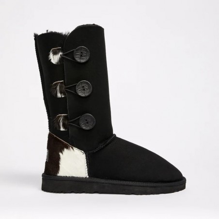 UGG Women's Burleigh Button Triplet Calf Black