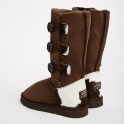 UGG Women's Burleigh Button Triplet Calf Chocolate