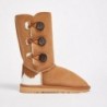 UGG Women's Burleigh Button Triplet Calf Chestnut