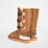 UGG Women's Burleigh Button Triplet Calf Chestnut