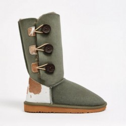 UGG Women's Burleigh Button Triplet Calf Khaki